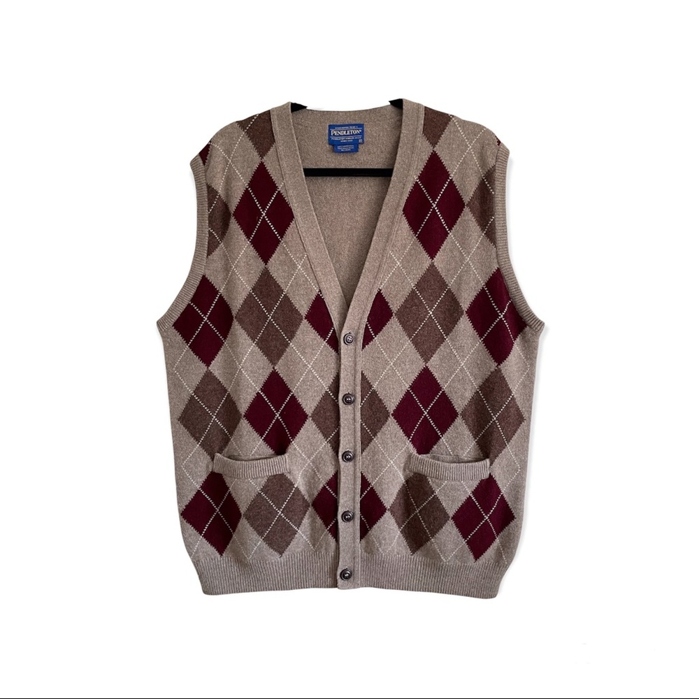 Pendleton brown vest